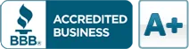 Better Business Bureau A+ Accredited Business Badge