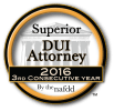 National Advocacy for 2016 DUI Defense Superior DUI Attorney Award Third Consecutive Year