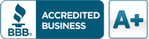 Better Business Bureau A+ Accedited Business Badge